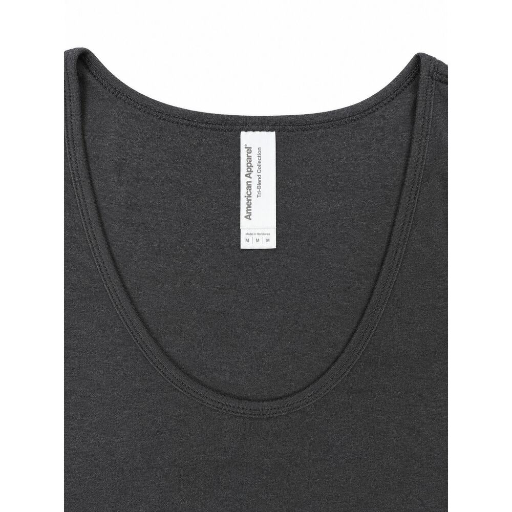 American Apparel Rise & Ride Tank Top Size M Gray - Picture 2 of 4
